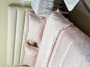 拉夏貝爾（La Chapelle）180支長(cháng)絨棉純棉四件套全棉100%被套床單高端輕奢高級床上用品 花韻-白蘭 床單款 1.5m四件套 曬單實(shí)拍圖