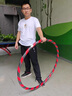 京厽德國高品質(zhì)呼啦圈成人男士專用加重型收腹健身瘦肚子呼拉圈暴汗腰 3斤/黑紅色(健身 曬單實拍圖