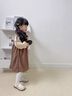 迪士尼（Disney）女童連衣裙春款2025新款小女孩寶寶洋氣春裝兒童裙子假兩件襯衫公 圖片色 cm 110 曬單實(shí)拍圖