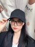 班迪猴2024款深頂大頭圍字母棒球帽女防曬百搭刺繡顯臉小寬彎檐鴨舌帽子 黑色 XL (60cm以上) 曬單實(shí)拍圖