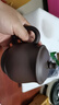 鮑鼎泰 宜興紫砂杯茶具茶杯紫砂壺 原礦陳腐老紫泥 全純手工茶水杯子 荷影 曬單實(shí)拍圖