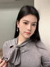 澤智佳（zezhijia）999純銀耳環(huán)女耳釘耳飾999足銀耳墜女士2025新款感送媽媽 【星耀立方鋯石】 禮盒：經(jīng)典 曬單實(shí)拍圖