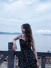伊琦蕾（YIQILEI）黑色純欲內(nèi)搭碎花裙吊帶裙雪紡連衣裙女夏季氣質(zhì)收腰顯瘦短款裙子 碎花吊帶裙 S 建議80-95斤 曬單實(shí)拍圖
