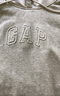Gap女裝春季LOGO法式圈織簡約純色連帽衛(wèi)衣429363上衣 灰色 175/92A(XL)亞洲尺碼 曬單實(shí)拍圖