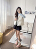 Vistline老爹鞋女2025新款厚底增高運動鞋女韓系拼色阿甘鞋女網(wǎng)紅松糕鞋女 粉紅色 35 曬單實拍圖