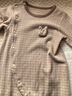 巴厘小豬新生嬰兒連體衣服春秋季寶寶哈衣爬服初生兒連體衣寶 咖色 59cm 曬單實拍圖