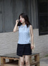 Teenie Weenie小熊女裝毛衣2025夏新款時(shí)髦休閑簡(jiǎn)約學(xué)院POLO領(lǐng)上衣 藍(lán)色 S 曬單實(shí)拍圖