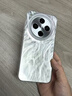 韻寧適用oppofindx8s手機殼新款findx8pro漸變羽紗oppofindx7保護套x7ultra硅膠x6高級x6pro男女保護殼 【銀色】漸變羽紗 OPPO Find X6 曬單實(shí)拍圖