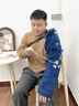 裕健電加熱護手臂發(fā)熱護肘肩膀理療艾灸熱敷胳膊保暖手腕腱鞘關(guān)節護肩 【加長(cháng)款】插電加熱 艾絨理療 藍絨 曬單實(shí)拍圖