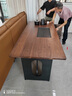 吉贈北美黑胡桃木茶桌椅組合辦公室大板泡茶臺輕奢感2025新款家用 1.8米茶桌+舒美特椅+廣島椅*2 曬單實(shí)拍圖