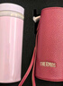 膳魔師（THERMOS）保溫杯女士口紅杯學生水杯不銹鋼杯子精美禮盒生日禮物TCNO 【櫻落甜粉】附杯套 260ml 曬單實拍圖