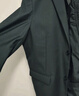 羅蒙（ROMON） 西服男商務正裝單西修身西裝外套伴郎結婚禮服 黑色 4XL  曬單實拍圖
