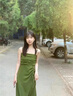 莫代爾茶歇法式吊帶連衣裙女2025夏季新款時(shí)尚氣質(zhì)感收腰顯瘦中長裙 外套+吊帶裙 2XL 曬單實(shí)拍圖