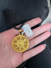 吉財(cái)運(yùn)八寶羅盤黃金吊墜999足金足銀男女轉(zhuǎn)運(yùn)珠項(xiàng)鏈金包銀掛墜正品禮物 包金1.2克 曬單實(shí)拍圖