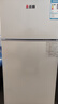 志高小冰箱雙門(mén)小型電冰箱 家用小冰箱雙開(kāi)門(mén)冰箱宿舍租房辦公室冷藏冷凍迷你節能冰箱 S168一級能效【居家推薦】藍色 曬單實(shí)拍圖