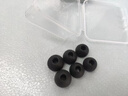 酷潔入耳式耳塞套硅膠耳帽配件耳機(jī)套藍(lán)牙適用小米vivo藍(lán)牙oppo索尼三星軟膠頭膠套皮塞橡膠帽皮圈保護(hù) 黑色【小中大各1對(duì)】液態(tài)軟膠超舒適 曬單實(shí)拍圖