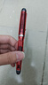 百樂(lè )（PILOT）CUSTOM貴客74鋼筆商務(wù)辦公送領(lǐng)導成人鋼筆練字專(zhuān)用 F咀 透明紅FKKN-12SR-TR-F-K 曬單實(shí)拍圖
