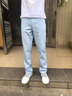 JEEP SPIRIT牛仔褲男夏季新款直筒男士潮流寬松休閑褲子男寬松潮流男裝男褲 WG207A淺藍(lán)色 31 曬單實(shí)拍圖