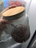 佳億廚連 家用玻璃密封罐儲物罐復古茶葉罐子糖果罐零食堅果收納罐 窗花海棠玻璃罐 2件套 曬單實(shí)拍圖