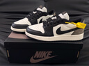 耐克（NIKE）籃球鞋女子AJ低幫AIR JORDAN 1運(yùn)動(dòng)鞋CZ0858-102黑白37.5 曬單實(shí)拍圖