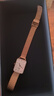 丹尼爾惠靈頓（DanielWellington）dw手表女 復古小方表石英女士手表歐美腕表 七夕情人節(jié)禮物送女友 小方塊白盤-玫金鋼帶-DW00100431 曬單實拍圖