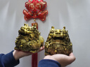 歐柏歷（OUBAILI）黃銅財(cái)福貔貅擺件一對(duì)皮丘神獸客廳辦公室家居裝飾工藝品店鋪擺件 1#財(cái)福貔貅一對(duì) 曬單實(shí)拍圖