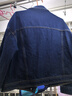 茵曼（INMAN）復(fù)古翻領(lǐng)寬松休閑牛仔短外套春秋季女百搭小個(gè)子上衣 深牛仔藍(lán) XL 曬單實(shí)拍圖