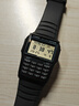 Casio 卡西歐Data Bank男士復(fù)古計(jì)算器防水電子表 黑色 DBC32-1A 曬單實(shí)拍圖