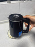 美菱茶吧機通用燒水壺304不銹鋼通用包膠壺配套小五環(huán) 0.8L(黑)304食品級短嘴壺 曬單實拍圖