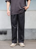 卡賓（CABBEEN）【吸濕速干】夏季薄款直筒褲男2025新款運動(dòng)寬松透氣休閑褲子 煤黑色01 XL /180/52 曬單實(shí)拍圖