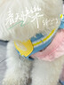MIKI PAD狗狗牽引繩胸背帶遛狗中小型犬雪納瑞比熊小狗牽引繩背心式防掙脫 檸檬黃【輕盈透氣 】+1.5m牽引繩 S 脖圍28-34cm 建議7-15斤 曬單實(shí)拍圖