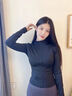 COZOK瑜伽服外套秋冬款女外穿健身服緊身速干衣上衣長(cháng)袖專(zhuān)業(yè)跑步運動(dòng)服 外套黑色 XL 【推薦110-120斤】 曬單實(shí)拍圖
