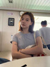 菲尼東爵紅色愛心刺繡短款正肩短袖t恤女夏季2025新款設(shè)計(jì)感修身顯瘦上衣 紅色【今年流行的漂亮t恤/獨(dú)特/ L 105-115 曬單實(shí)拍圖