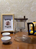 千絲家 茶壺泡茶家用2024新款茶水分離辦公室泡茶杯玻璃泡茶壺茶具 月白胡桃木飄逸杯-握柄 750ml 曬單實拍圖
