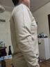 羅蒙假兩件針織衫男春秋季長(cháng)袖保暖內搭拼接襯衫領(lǐng)毛衣加厚v領(lǐng)打底衫 卡其色 V領(lǐng) 2XL (140-160斤) 曬單實(shí)拍圖