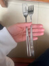 美廚（MAXCOOK）316L不銹鋼叉 餐叉水果叉餐具套裝 家用甜品勺湯勺攪拌勺西餐叉 兩件套MCGC8482 曬單實拍圖
