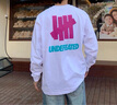 UNDEFEATED五條杠官方春季新品美式復(fù)古ICON經(jīng)典款LOGO長袖T恤 白色 XL 曬單實(shí)拍圖