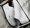 耐克空軍一號女子平底膠底運動(dòng)鞋冬板鞋NIKE AIR FORCE 1 HF1058 133帆白/帆白/黑 41 曬單實(shí)拍圖
