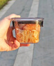 SISTEMA密封防漏保鮮盒上班學(xué)生輕便微波爐加熱t(yī)ritan食品便當(dāng)盒飯盒餐盒 古銅色單件裝380ml 曬單實拍圖