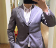 FULL MONTY男士長(cháng)袖襯衫淺綠色尖領(lǐng)天絲商務(wù)休閑寬松襯衣25年春夏 丁香紫色2392 L 曬單實(shí)拍圖