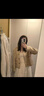 FSHE半身裙女春秋紗裙仙女蛋糕裙早秋季溫柔長(zhǎng)款秋冬裙子設(shè)計(jì)感小眾女 杏色 S (90斤以下) 曬單實(shí)拍圖