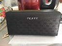 昱博晏雙層拉鏈錢(qián)包女小眾設計高級感長(cháng)款錢(qián)夾大容量媽媽手拿包皮夾子潮 TEAYY雙拉長(cháng)錢(qián)包女【黑色】 曬單實(shí)拍圖
