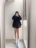 暖之緣洞洞鞋女士夏季2025新款時尚蝴蝶厚底增高矮子樂沙灘鞋包頭涼拖鞋 蝴蝶藍(lán) 38 -39（正碼） 曬單實(shí)拍圖