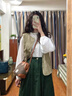 DALEY MODE法式白色襯衫女上衣早春2025新款小個子氣質(zhì)長袖襯衣別致漂亮小衫 【襯衫】 M 曬單實(shí)拍圖