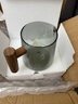 木笙玩物耐熱玻璃功夫茶具配件小青柑專用泡茶公道杯帶茶漏分茶器茶海過濾 青鈍公道杯700ML+茶漏套組 曬單實拍圖