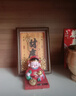 以搭財(cái)庫(kù)鑰匙相框擺件開金庫(kù)財(cái)神五路財(cái)八方財(cái)十二生肖金鑰匙公室擺件 【鼠】金庫(kù)擺件加強(qiáng)版+200粒元寶胡桃木色 曬單實(shí)拍圖