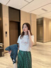 哈魯?shù)线B衣裙女2025夏裝新款法式氣質(zhì)設(shè)計感衣服小眾小個子長裙子夏季 藍(lán)色 S 【90-108斤】 曬單實拍圖