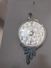 BYLURE品牌孔雀掛鐘現(xiàn)代輕奢創(chuàng)意鐘表客廳靜音裝飾時鐘高檔藝術(shù)掛墻表 富貴孔雀【金屬表盤】品牌機芯 曬單實拍圖