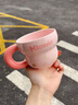 莜卡小姐水杯馬克杯陶瓷家用2025新款高顏值兒童牛奶杯情侶喝水飲料咖啡杯 米妮-300ml 曬單實(shí)拍圖
