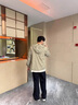 NYING美式網(wǎng)眼透氣褲子男25夏季新款高街潮牌運(yùn)動(dòng)速干休閑褲寬松闊腿褲 黑色 XL （130-150斤） 曬單實(shí)拍圖